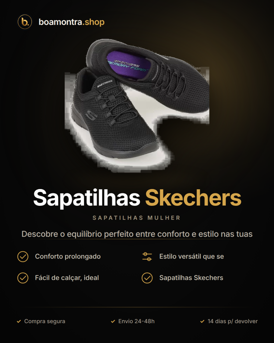 Conforto e Estilo com Sapatilhas Skechers