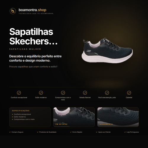Conforto e Estilo com Sapatilhas Skechers Bobs