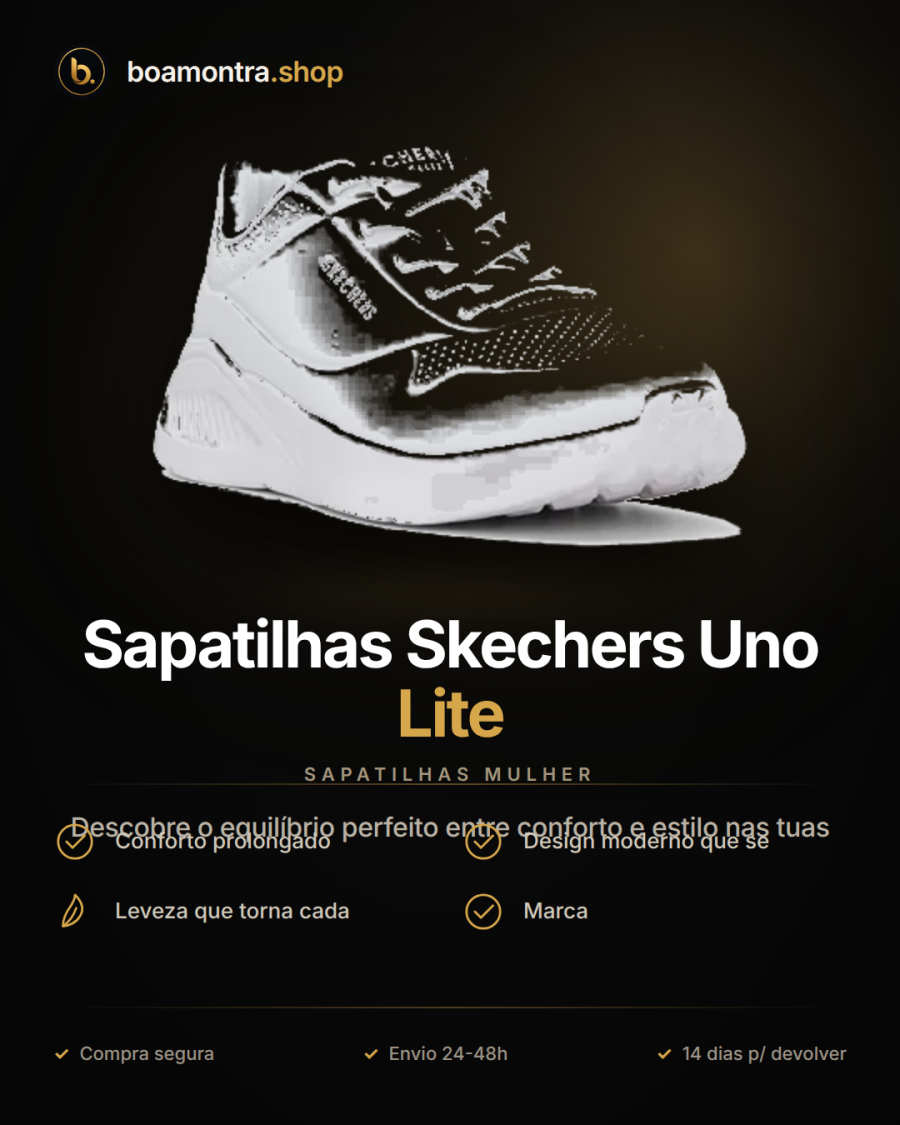 Conforto e Estilo com Sapatilhas Skechers Uno Lite