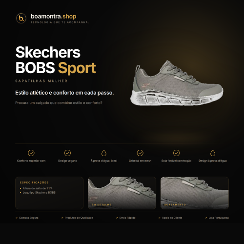 Conforto Casual com Skechers BOBS Sport