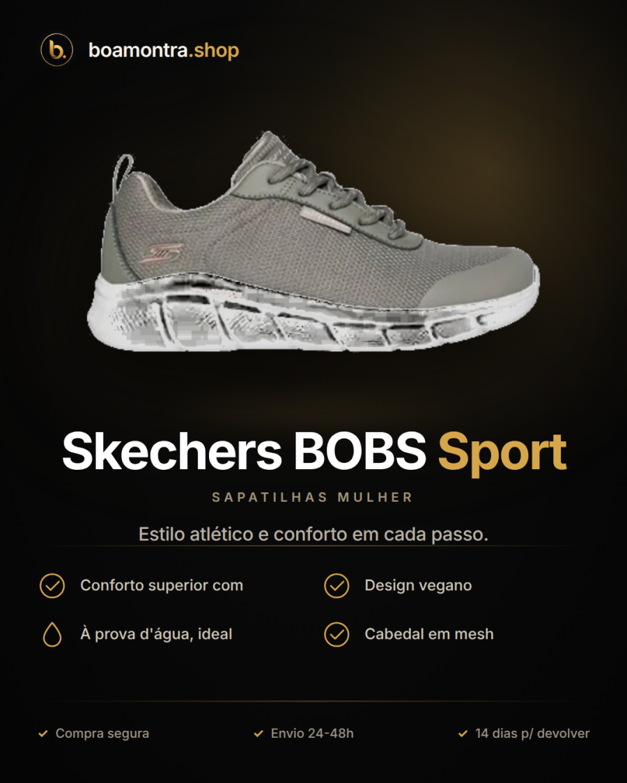 Conforto Casual com Skechers BOBS Sport