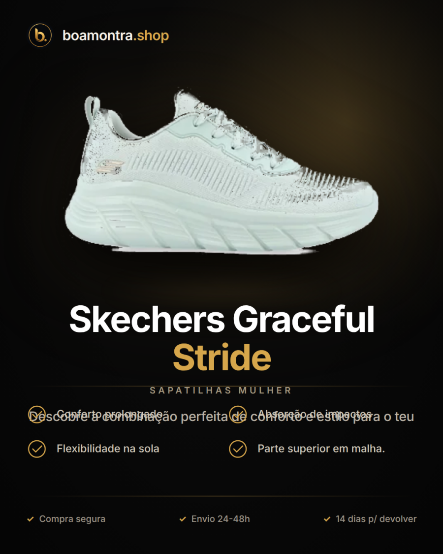 Conforto e Estilo com Skechers Graceful Stride