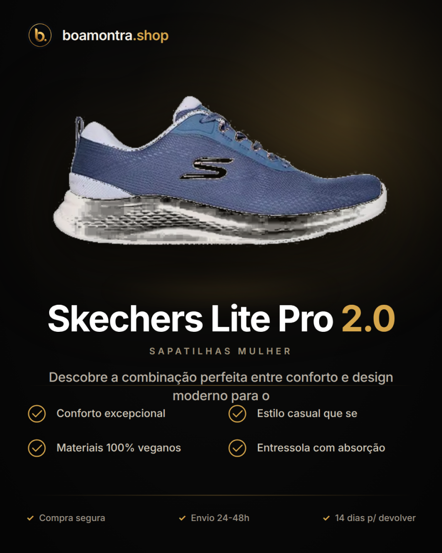 Conforto e Estilo com Skechers Lite Pro 2.0