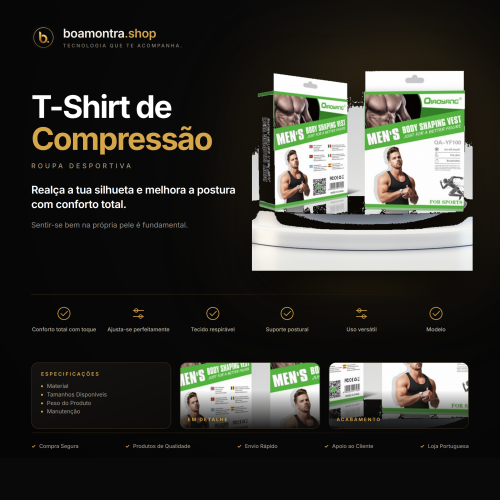 Conforto e Estilo com T-Shirt de Compressão