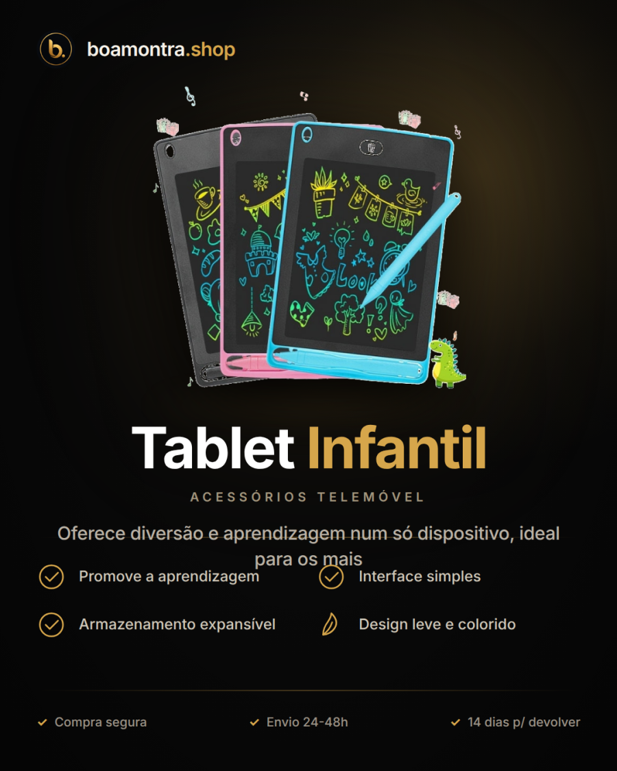 Experiência Digital Segura com Tablet Infantil