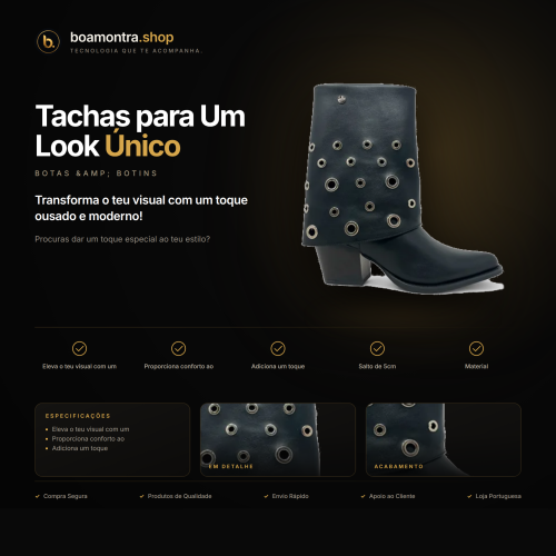 Estilo Texana com Tachas para Um Look Único