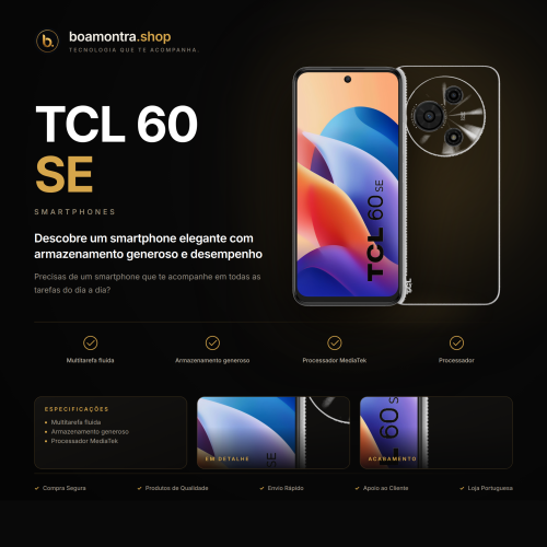 Multitarefa fluida com TCL 60 SE