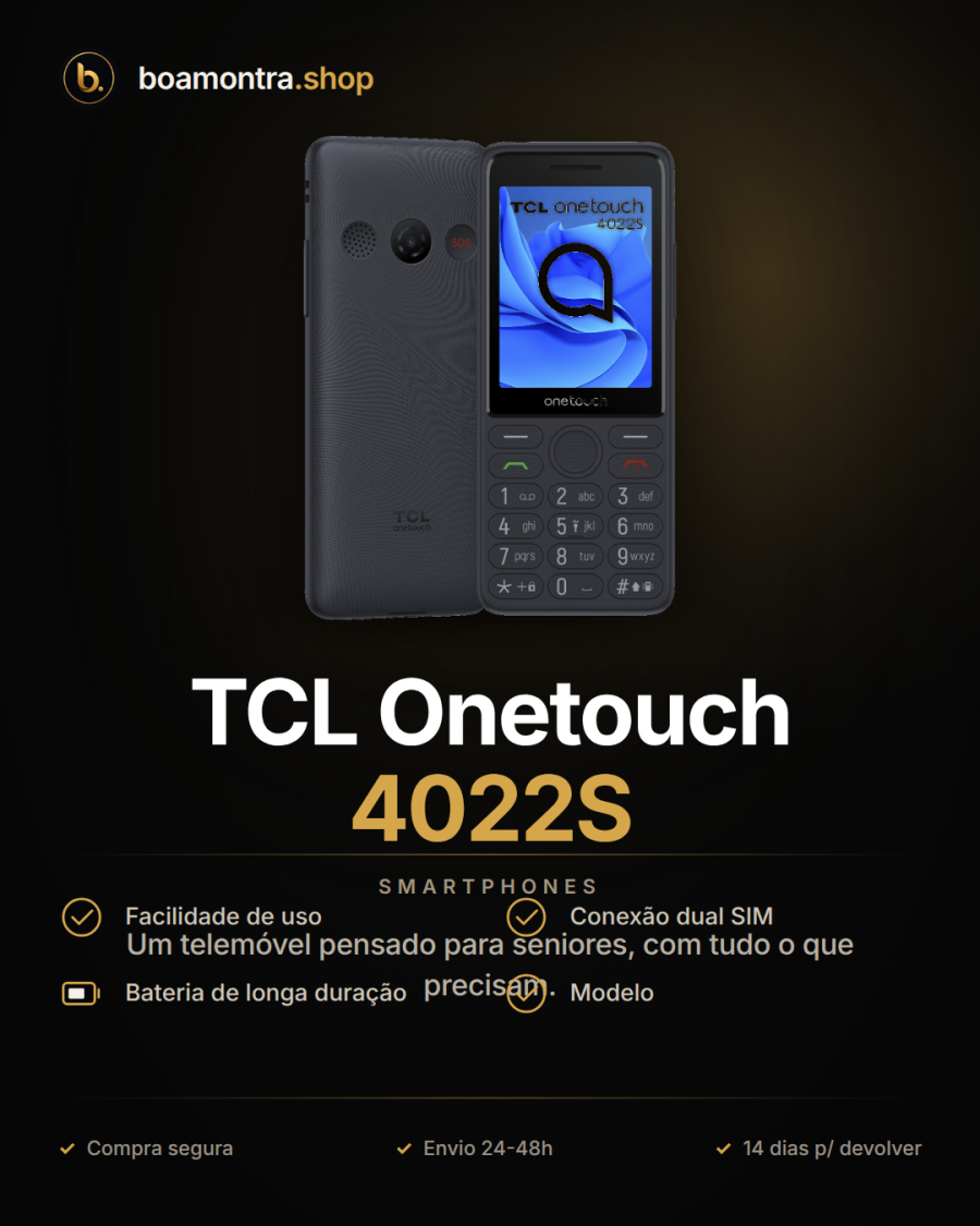 Facilidade e Conforto com TCL Onetouch 4022S