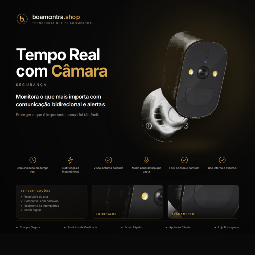Segurança em Tempo Real com Câmara Inteligente