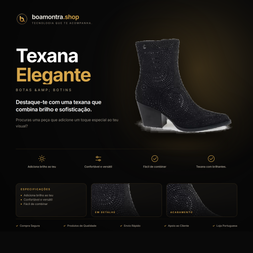 Brilho e Estilo com Texana Elegante