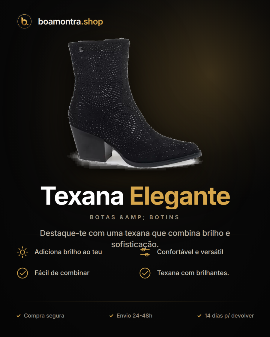 Brilho e Estilo com Texana Elegante