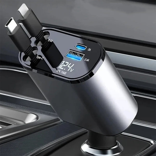Carregador de Carro USB-C Rápido
