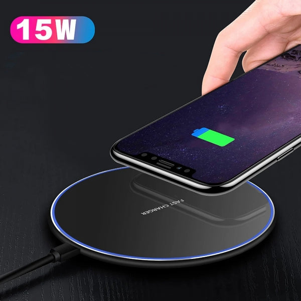 Base de Carga Rápida Wireless 15W