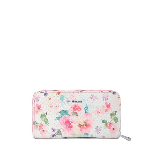 Carteira de senhora com flores