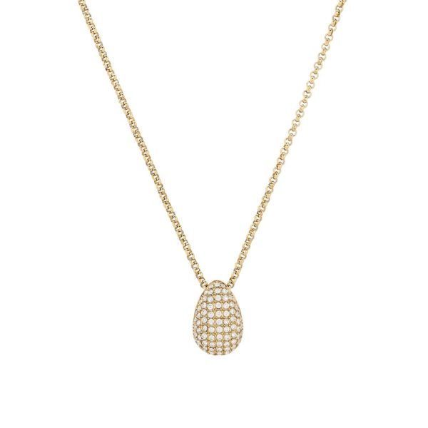 Colar Delicate gota com brilhantes