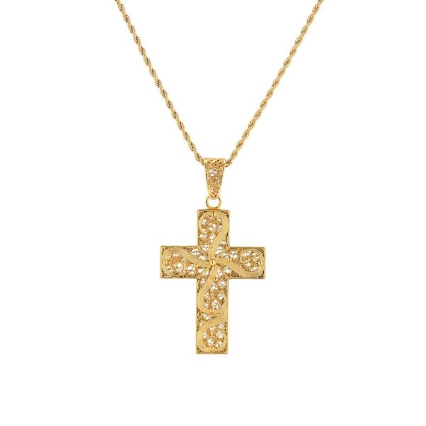 Colar Encantos com cruz