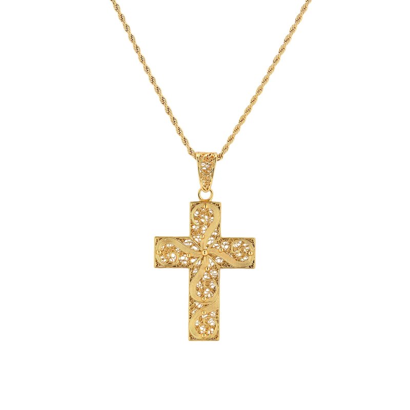 Colar Encantos com cruz