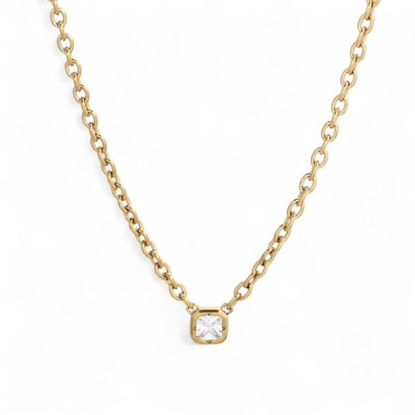Colar Glamour com zircônia