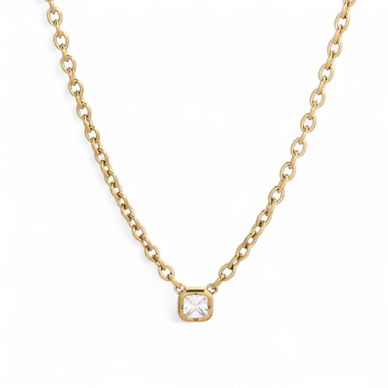 Colar Glamour com zircônia