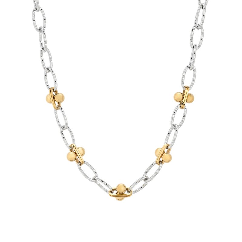 Colar Glamour malha multicor