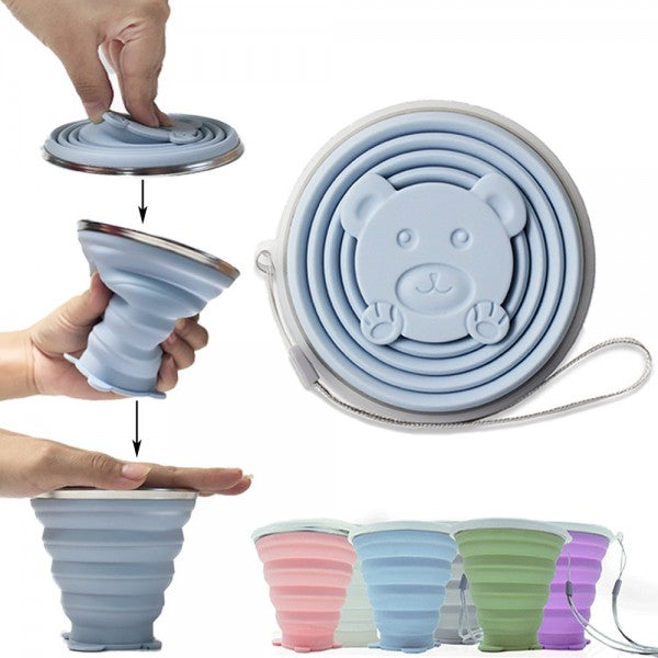 Copo Retrátil Silicone