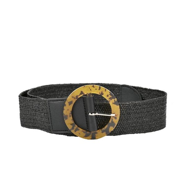 Cinto simples com fivela tartaruga