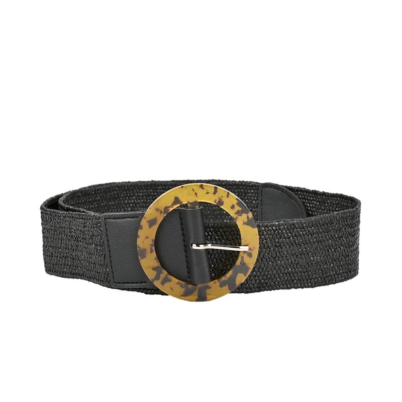 Cinto simples com fivela tartaruga