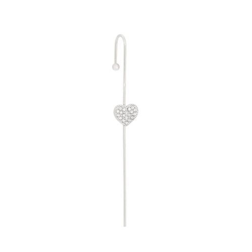 Brincos Delicate ear cuff coração