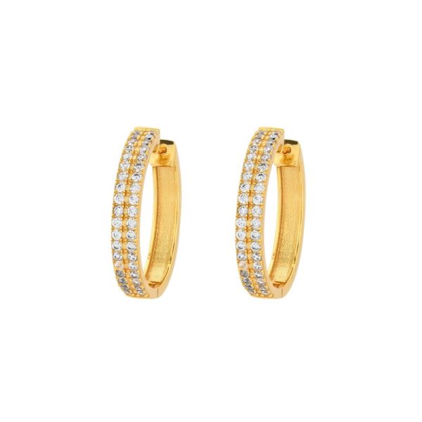 Argolas BeLove cravadas com zircônias