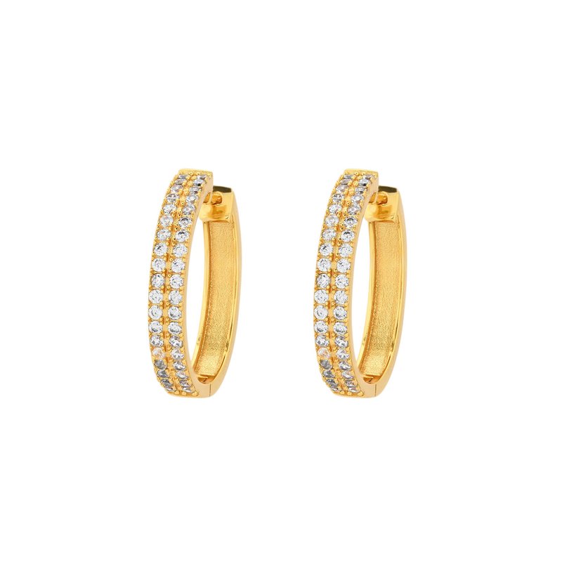 Argolas BeLove cravadas com zircônias