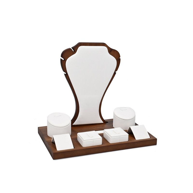 Expositor conjunto branco