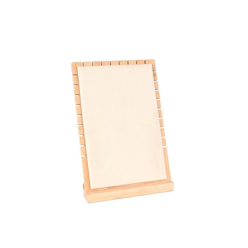 Expositor beige para colares beige