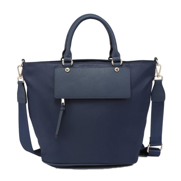 Mala shopper com bolso exterior