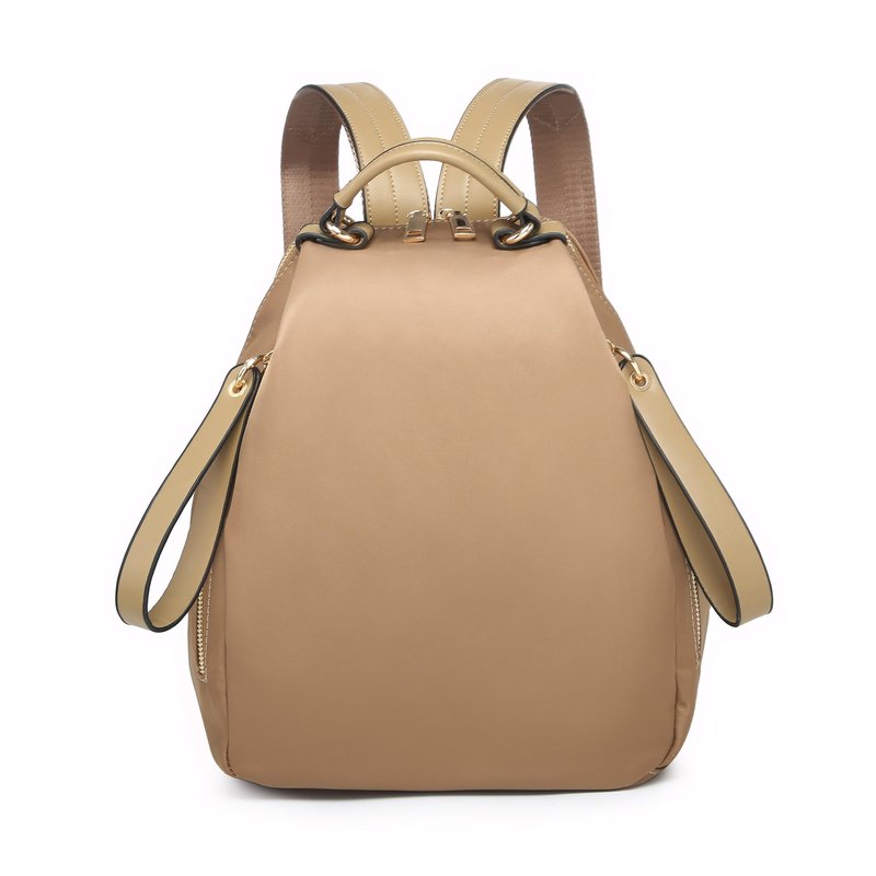 Mochila nylon com fecho