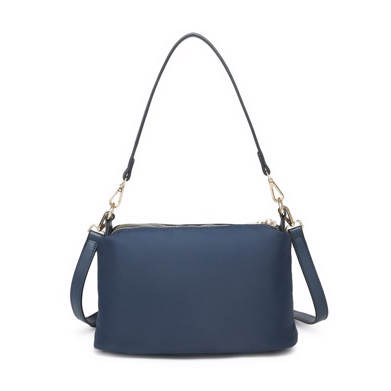 Mala em nylon com diversos compartimentos