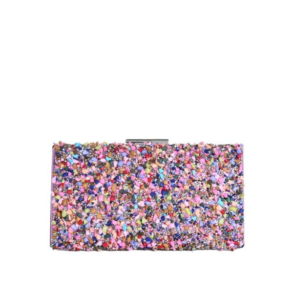 Bolsa de festa com pedras diferenciadas