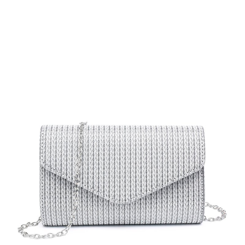 Pochette de senhora em tecido brilhante