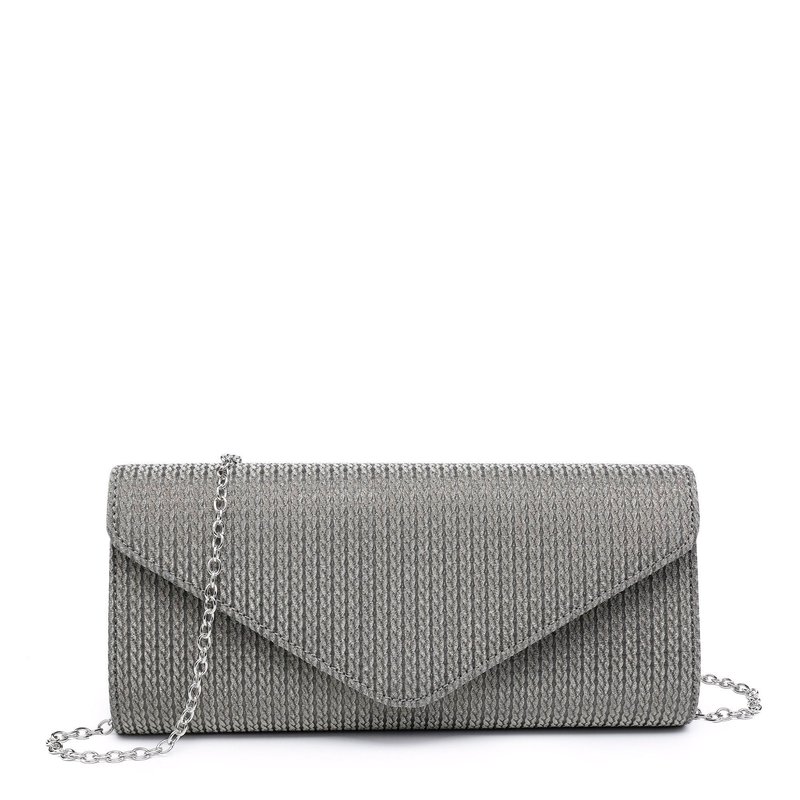 Pochette de senhora em tecido brilhante