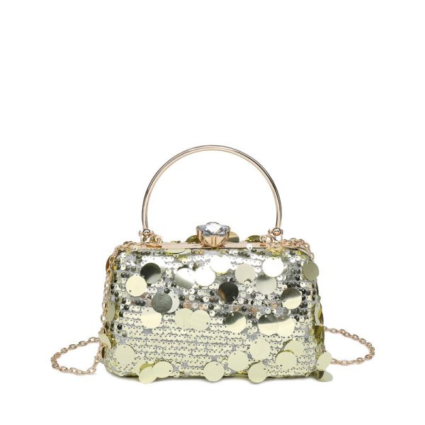 Pochette de senhora com lantejoulas
