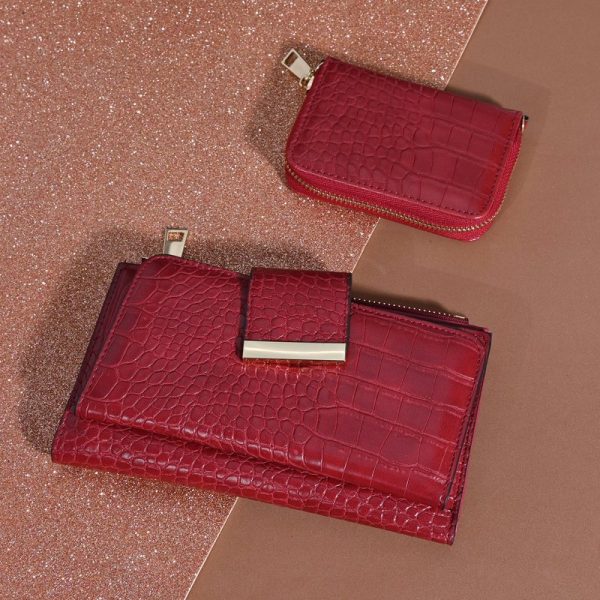 Conjunto de carteiras textura animal