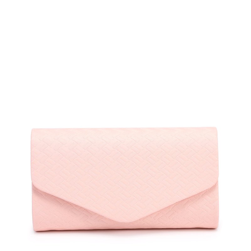 Pochete envelope zigzag com alça em corrente