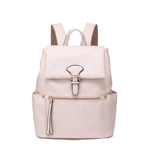 Mochila nylon com fecho de fivela