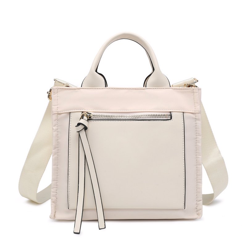 Bolsa nylon com fecho exterior