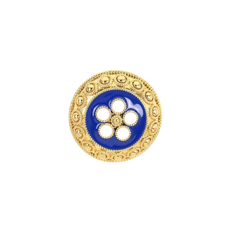 Alfinete semi joia flor tradicional