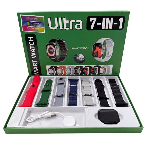 Kit Relógio Inteligente Ultra Completo
