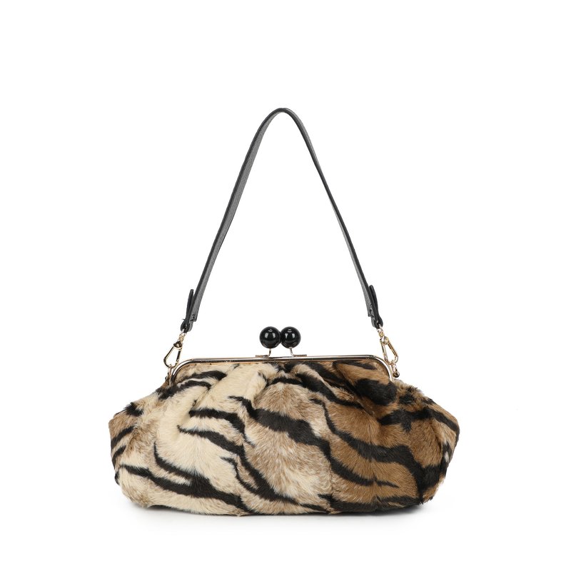 Mala de ombro animal print