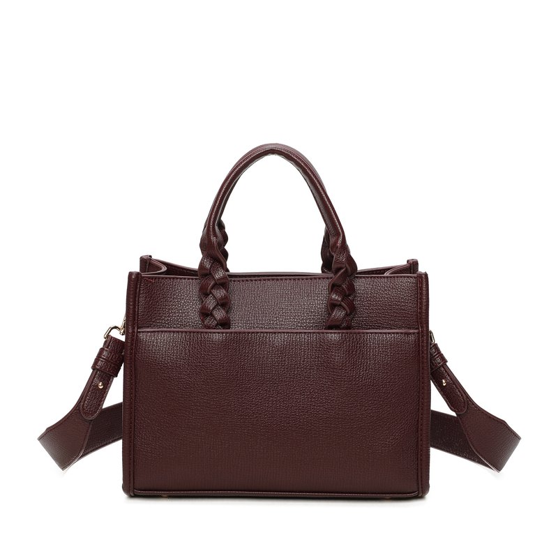 Mala Shopper com alça entrelaçada