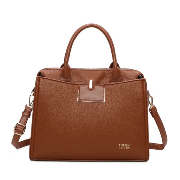 Mala Shopper com detalhe dourado