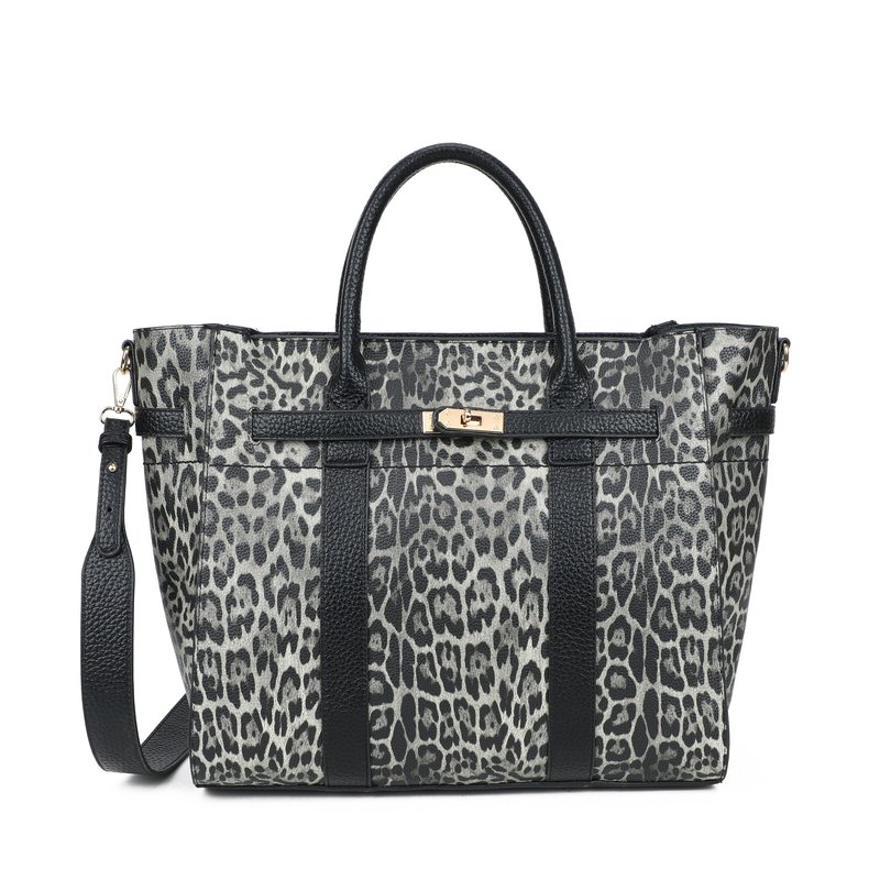 Mala Shopper com estampado animal
