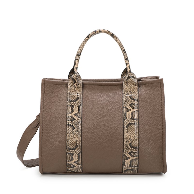 Mala Shopper com estampado animal
